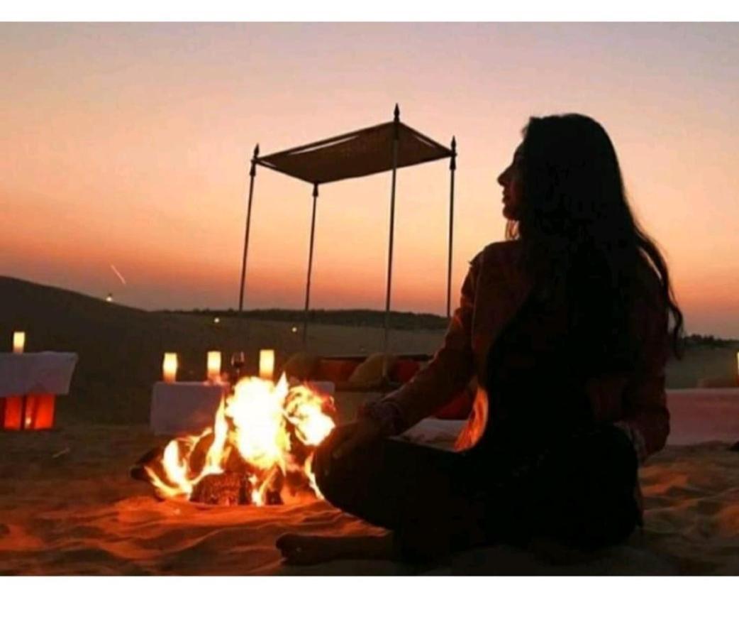 Golden Sandstone Hotel Desert Safari Camp Jaisalmer Exterior foto